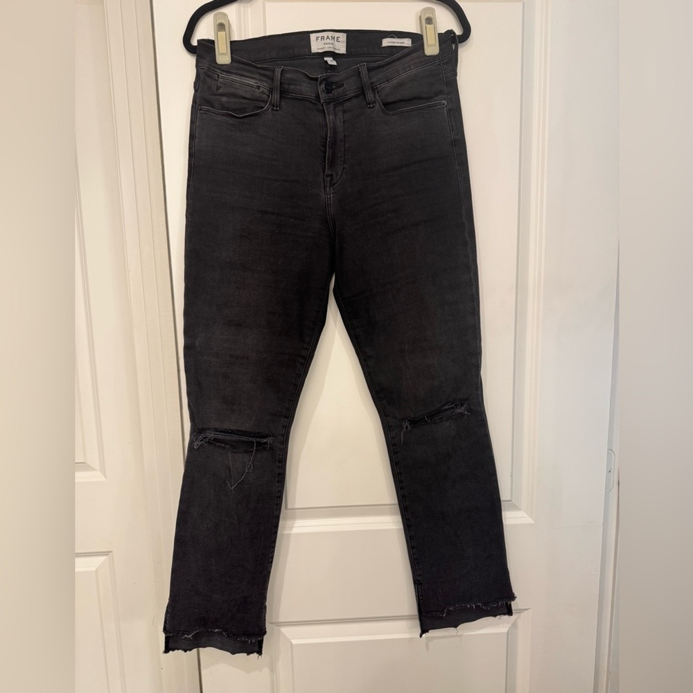 Frame Denim Charcoal Jeans